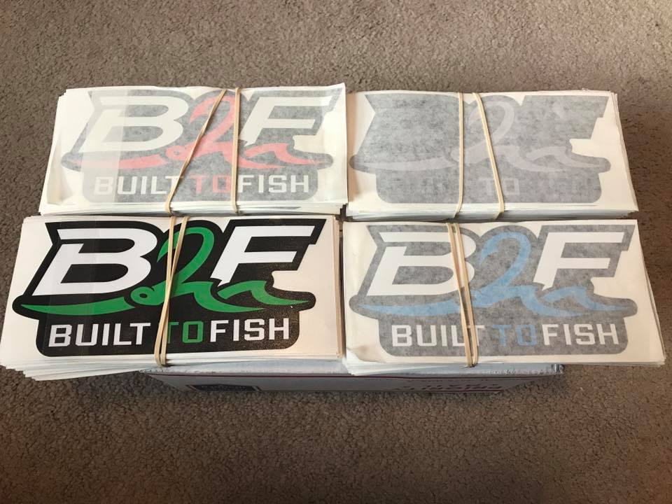 Built to Fish Decal