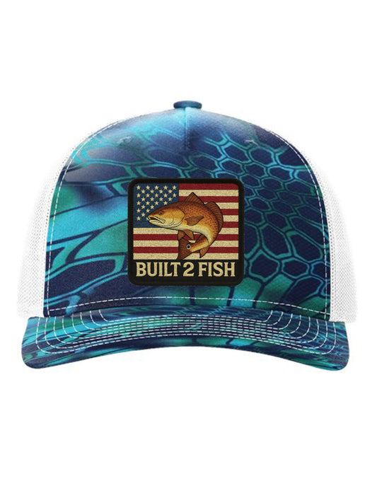 Built 2 Fish American Redfish Patch - 112PFP