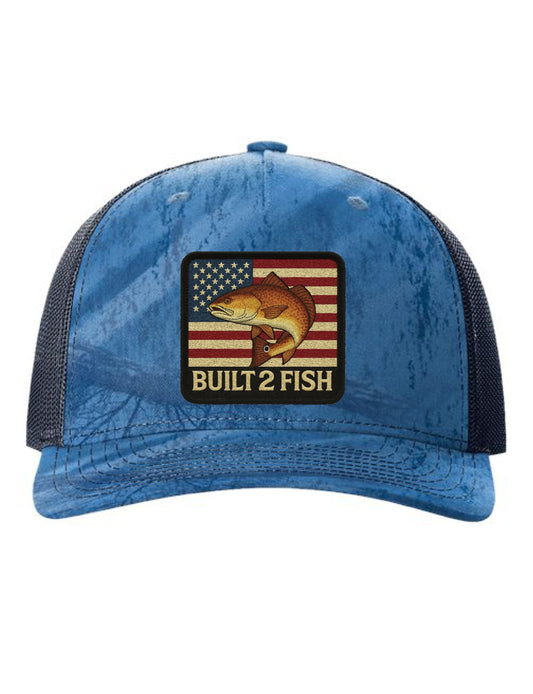 Built 2 Fish American Redfish Patch - 112PFP