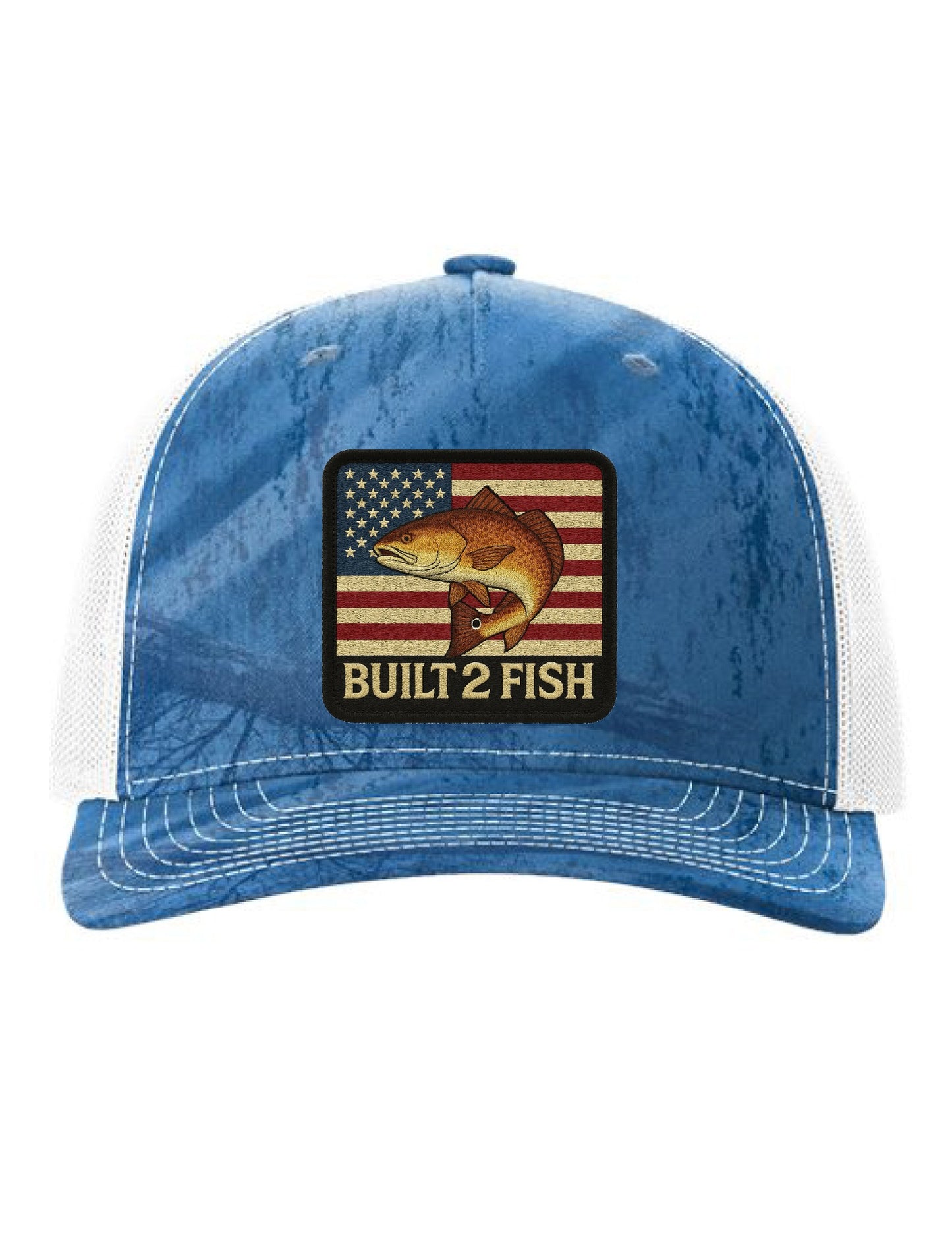 Built 2 Fish American Redfish Patch - 112PFP