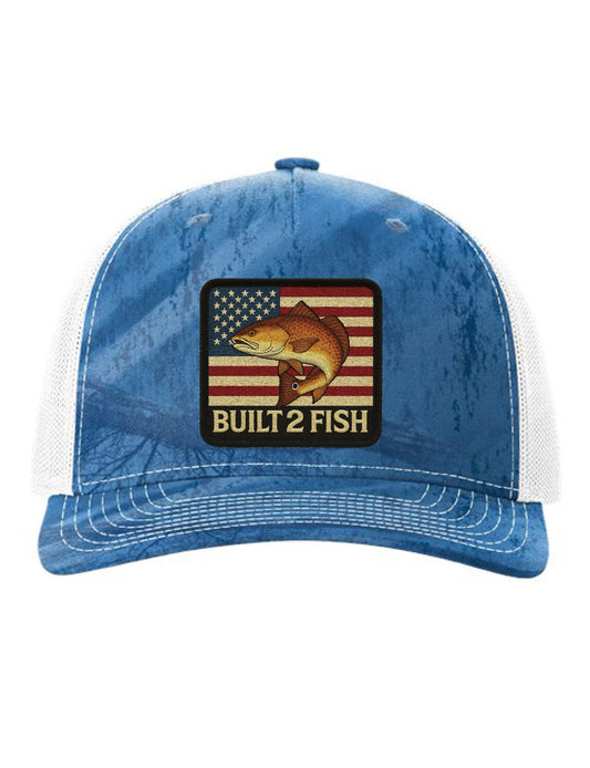 Built 2 Fish American Redfish Patch - 112PFP
