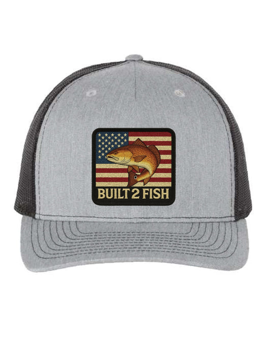 Built 2 Fish American Redfish Patch - 112FP