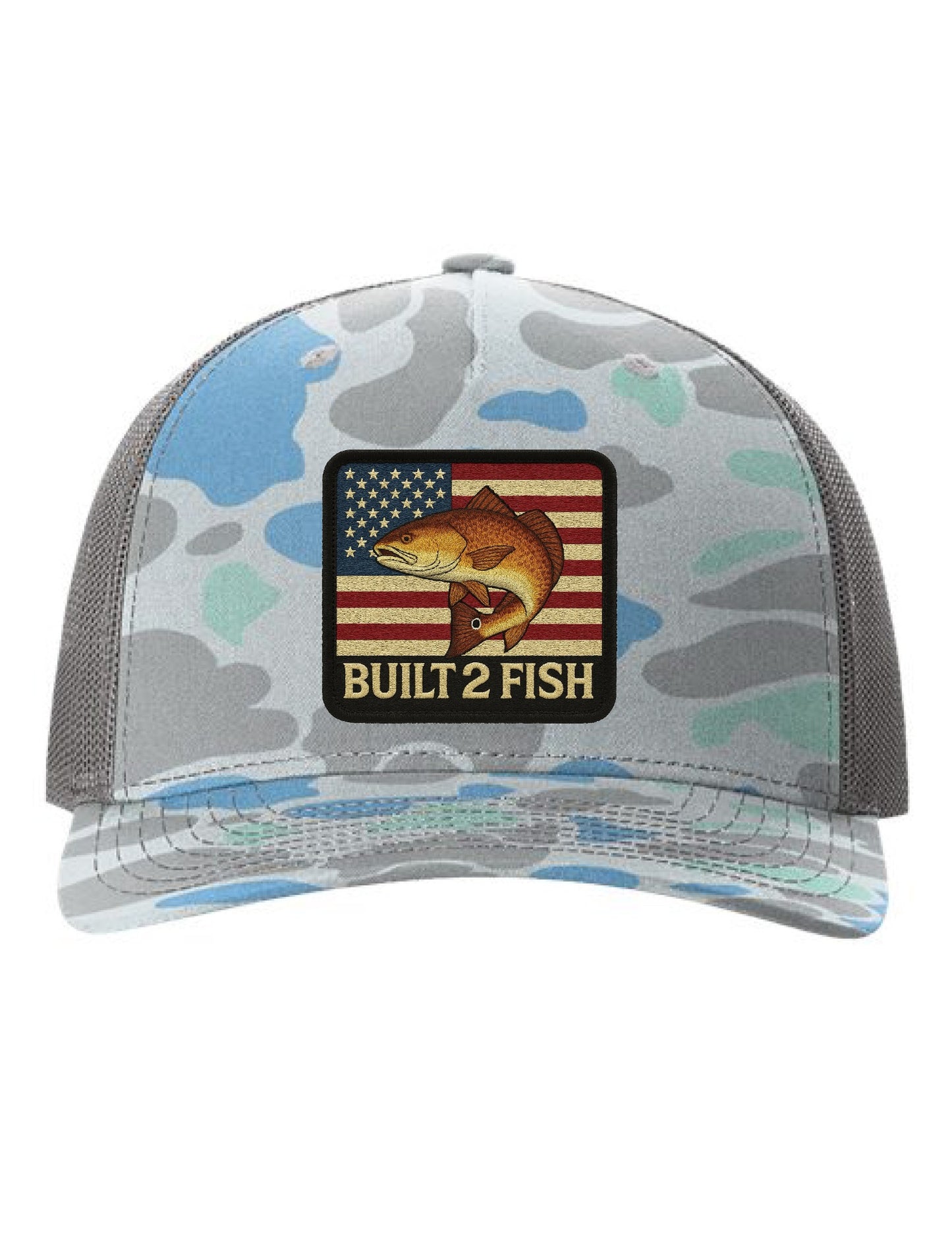 Built 2 Fish American Redfish Patch - 112PFP