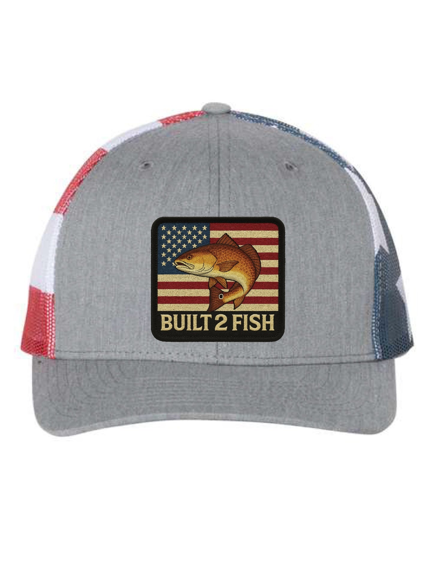 Built 2 Fish American Redfish Patch - 112PM