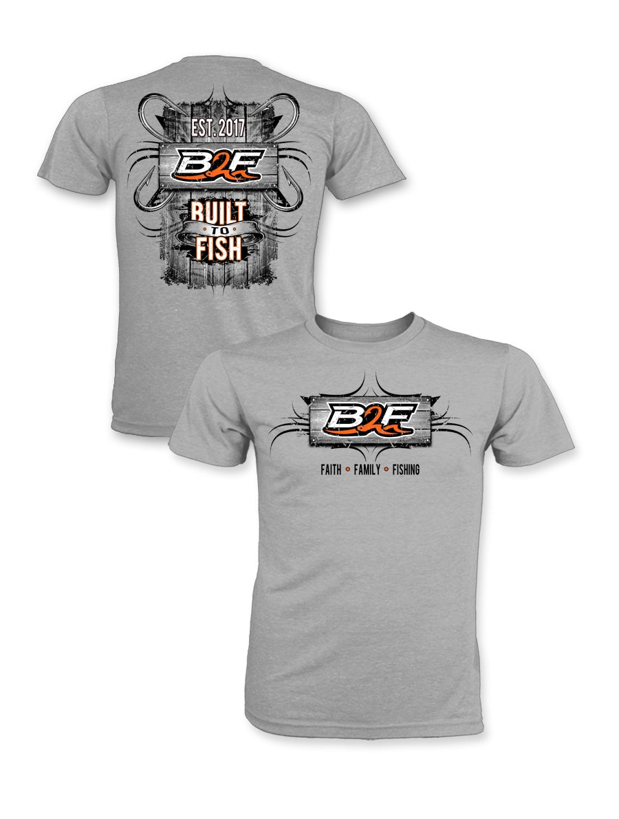 Built to Fish / Faith-Family-Fishing T-Shirt