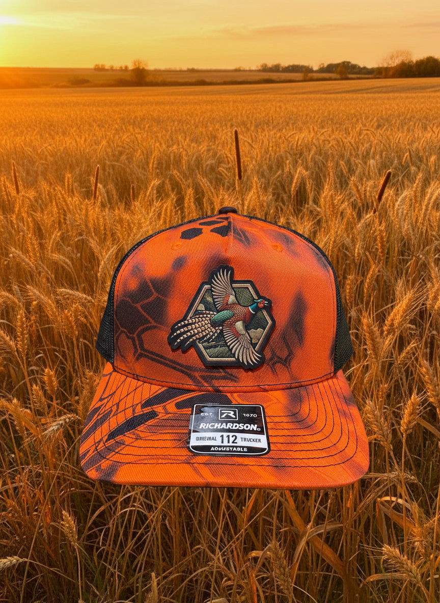 Pheasant Hunting - Pheasant Patch - 5 Panel Cap